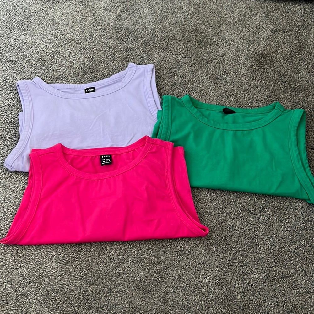 3 piece shein tanks
